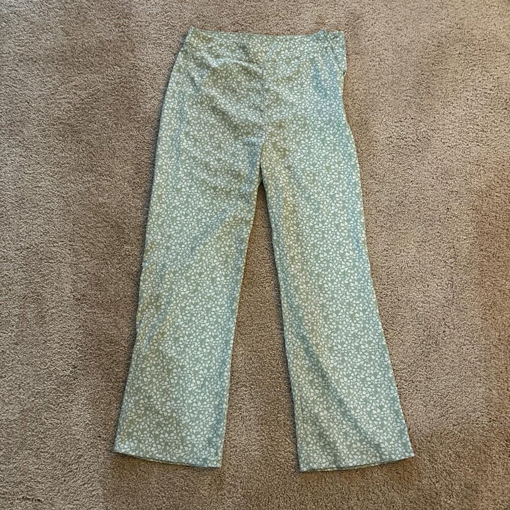 Women’s Vintage Green White pants